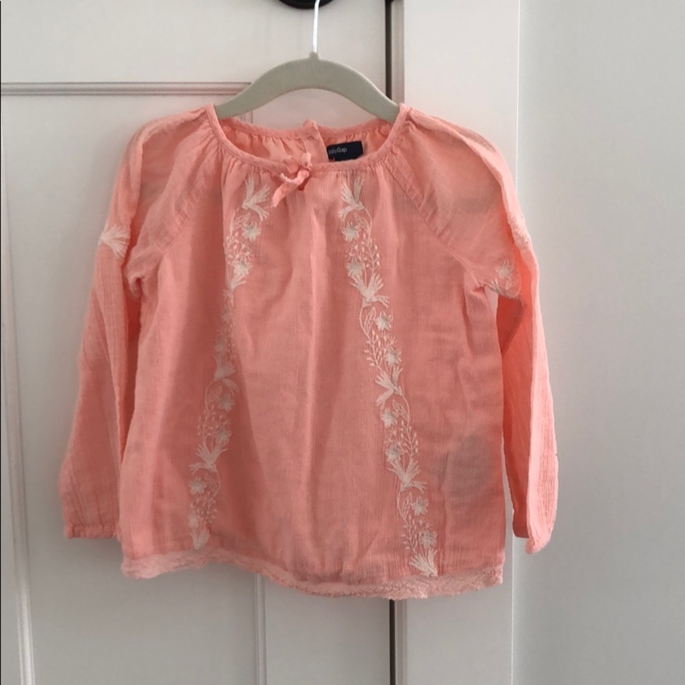 Baby gap embroidered blouse